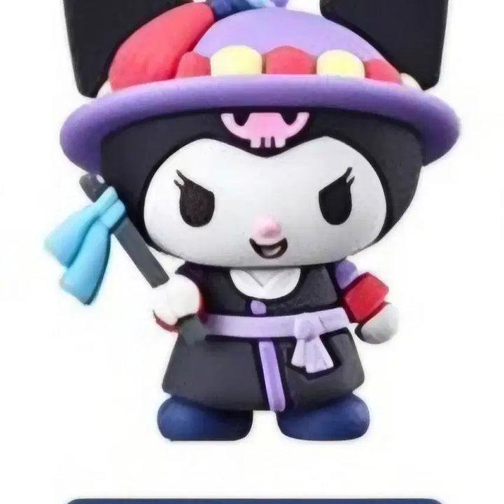 [BUNJANG] Ediya Sanrio Kuromi Magnet Keychain / 이디야 산리오 사또 쿠로미 마그넷 키링