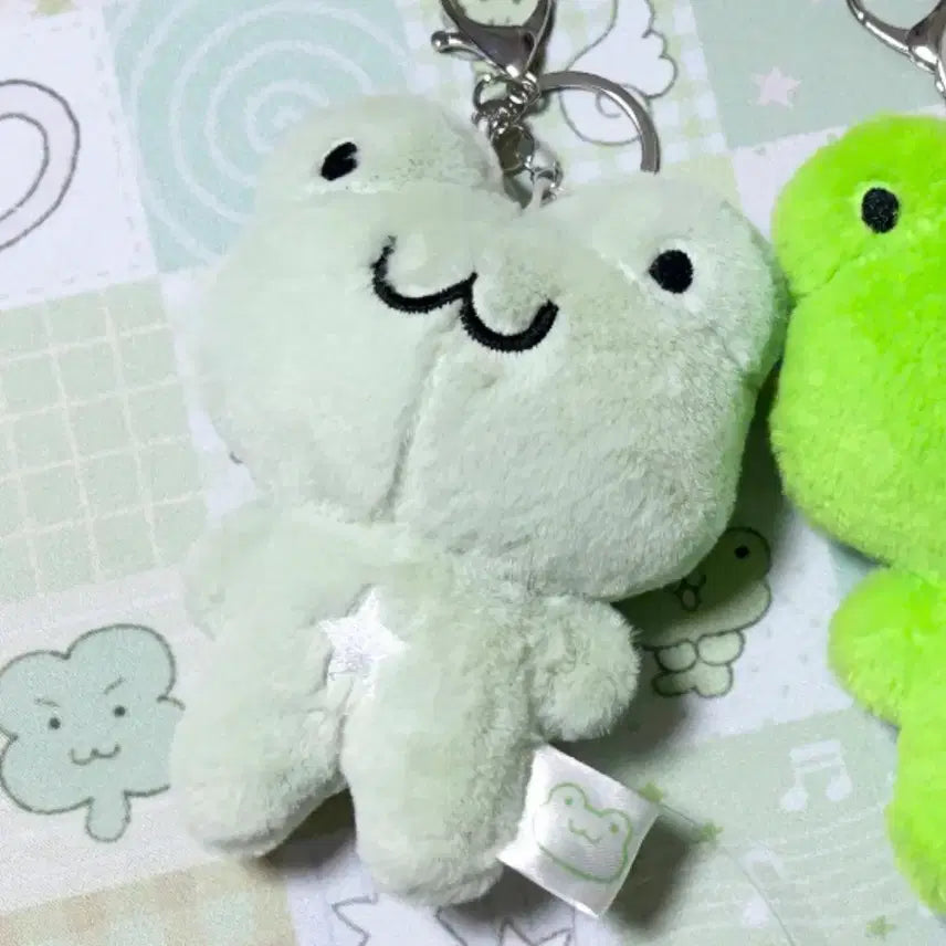 [BUNJANG] DECOVOCO Frog Plush Keychain / 데코보코 개구리 인형 키링