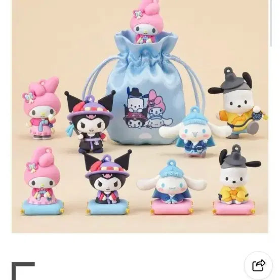 [BUNJANG] Ediya Sanrio Pochacco Figure Magnet (Sealed Packaging) / 이디야 어사 포차코 피규어 마그넷