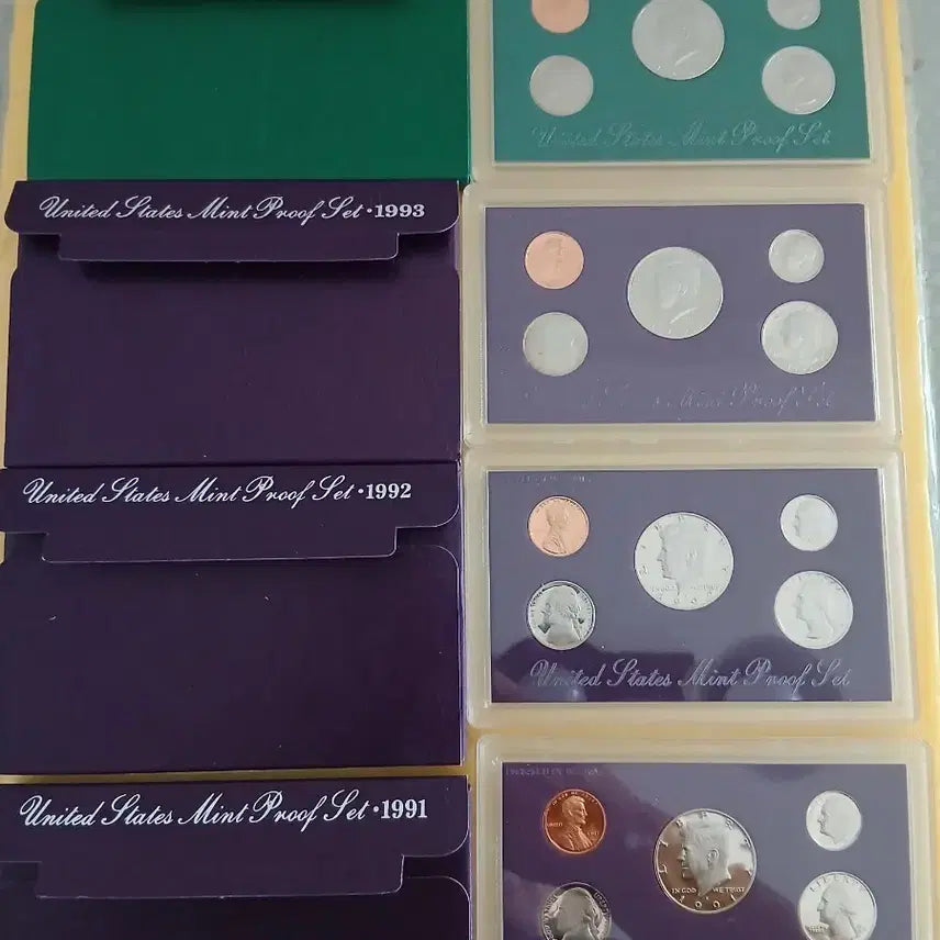 [BUNJANG] US Mint Proof Coin Set 1991-1994 / 미국 조폐국 기념주화 프루프 세트 1991-1994