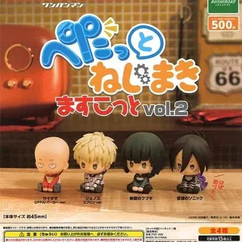 [BUNJANG] One-Punch Man Petatto Wind-up Gacha 2nd Series Complete Set Figure / 원펀맨 페탓토 태엽 가챠 2탄 전종 판매