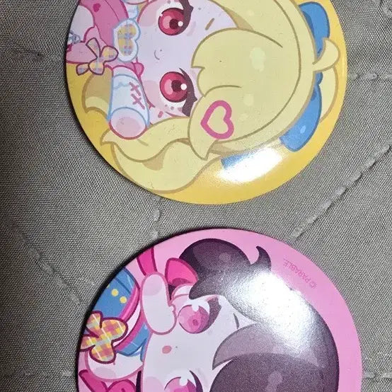 [BUNJANG] Isekai Idol Jinbbear Jururu Can Badge / 이세돌팝업봤 이세계아이돌 징버거 주르르 캔뱃지