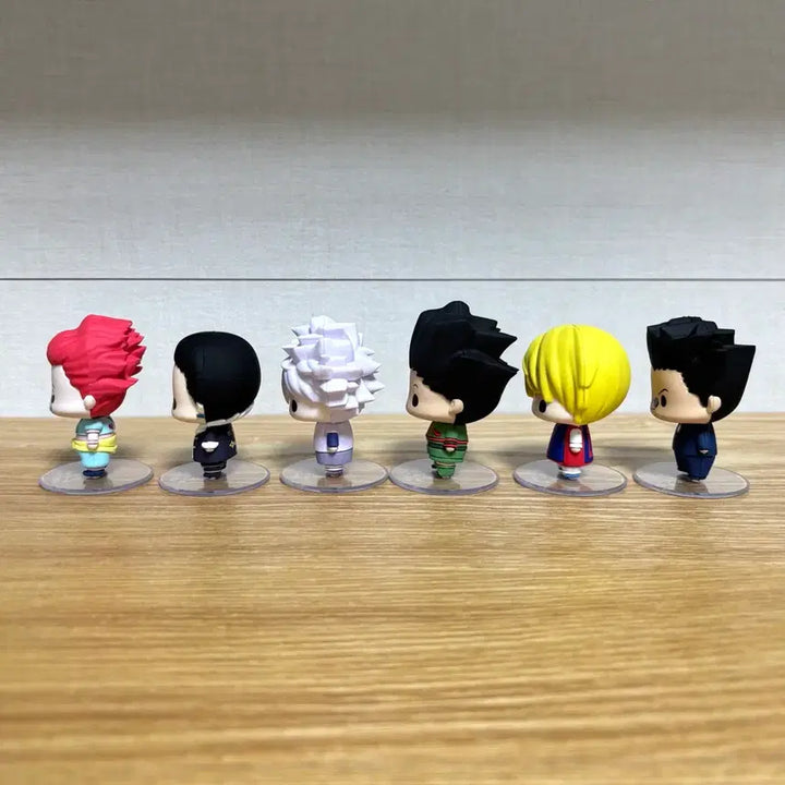 [BUNJANG] Hunter x Hunter Choco Ring Mini Figure 6-Piece Full Set / 일괄) 헌터X헌터 쵸코링 미니 피규어 6개 풀세트