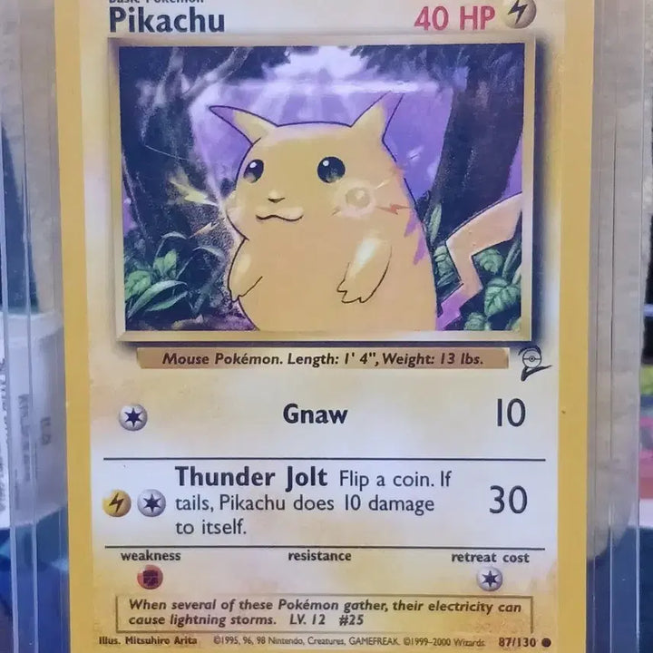 [BUNJANG] Pokemon Card Pikachu North America Base Set 2 / 포켓몬 카드 피카츄 북미 베이스팩2