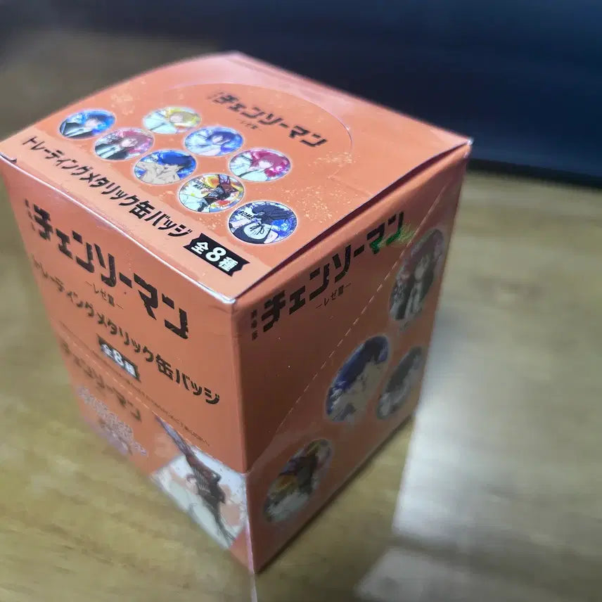 [BUNJANG] Chainsaw Man Metallic Can Badge Set (8 Types) / 체인소맨 메탈릭 캔뱃지 8종 일괄