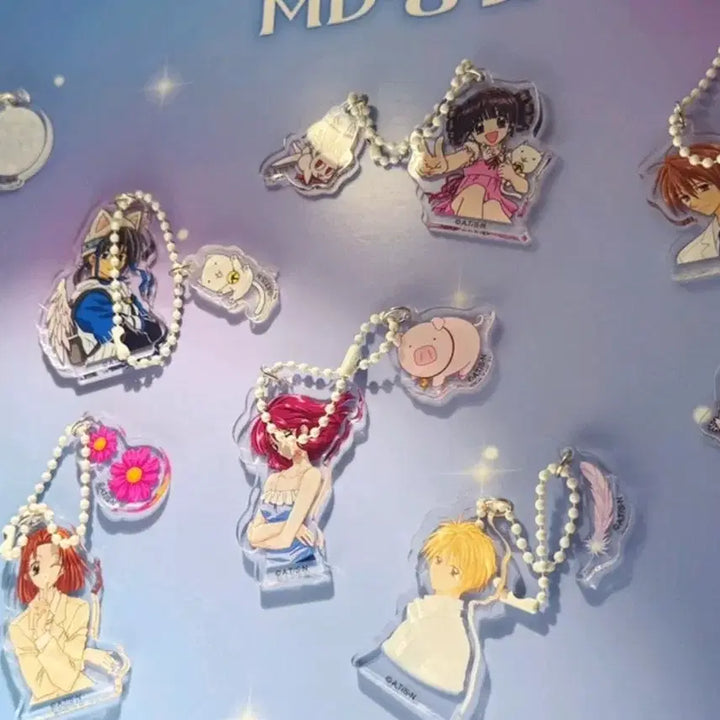 [BUNJANG] Moonlight Angel "Pop Up" Acrylic Keyring Box Set (Sealed) / 급처 미개봉 달빛천사 팝퍼블 아크릴 키링 박스 세트