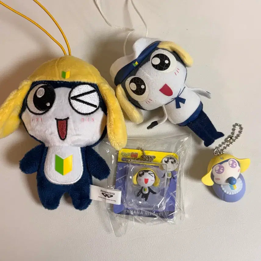 [BUNJANG] Tamama Classic Doll, Doll, and Keychain Bundle Set / 타마마 고전인형 + 인형 + 키링 일괄