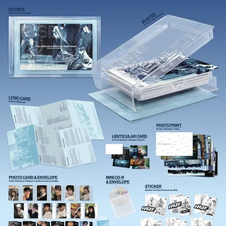 [BUNJANG] RIIZE DYD Album Special Version (22ea/Box) / 22개 1박스) 라이즈 DYD 앨범 스페셜버전