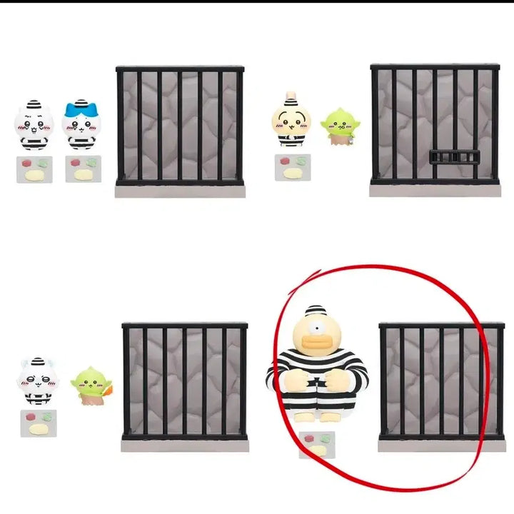 [BUNJANG] Chiikawa Prison Figure (Sealed) / (미개봉)감옥 치이카와 피규어 오데 gpsbox 프리즌 먼작귀