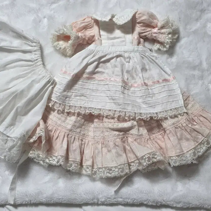 [BUNJANG] SD Size Pink Dress Set / 구체관절인형 sd 원피스