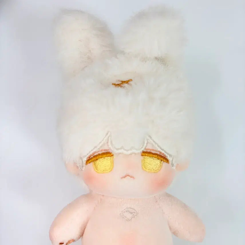 [BUNJANG] 10cm Un-Sourced Rabbit Fur Mashi Cotton Doll / 10cm 무속성 토끼털 마시 솜인형