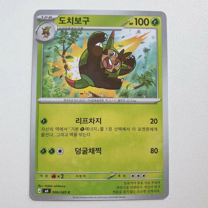 [BUNJANG] Pokemon Card / 도치보구 포켓몬카드