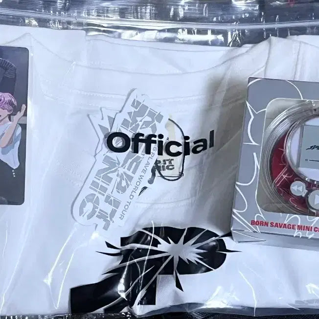 [BUNJANG] PLAVE Tour Merchandise T-shirt Voice Keyring Bundle Set / 플레이브 투어 md 굿즈 티셔츠 보이스 키링 일괄