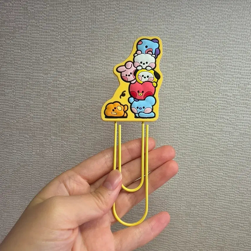 [BUNJANG] BT21 BTS Character Bookmark / [BT21] 방탄소년단 북클립 책갈피 마크