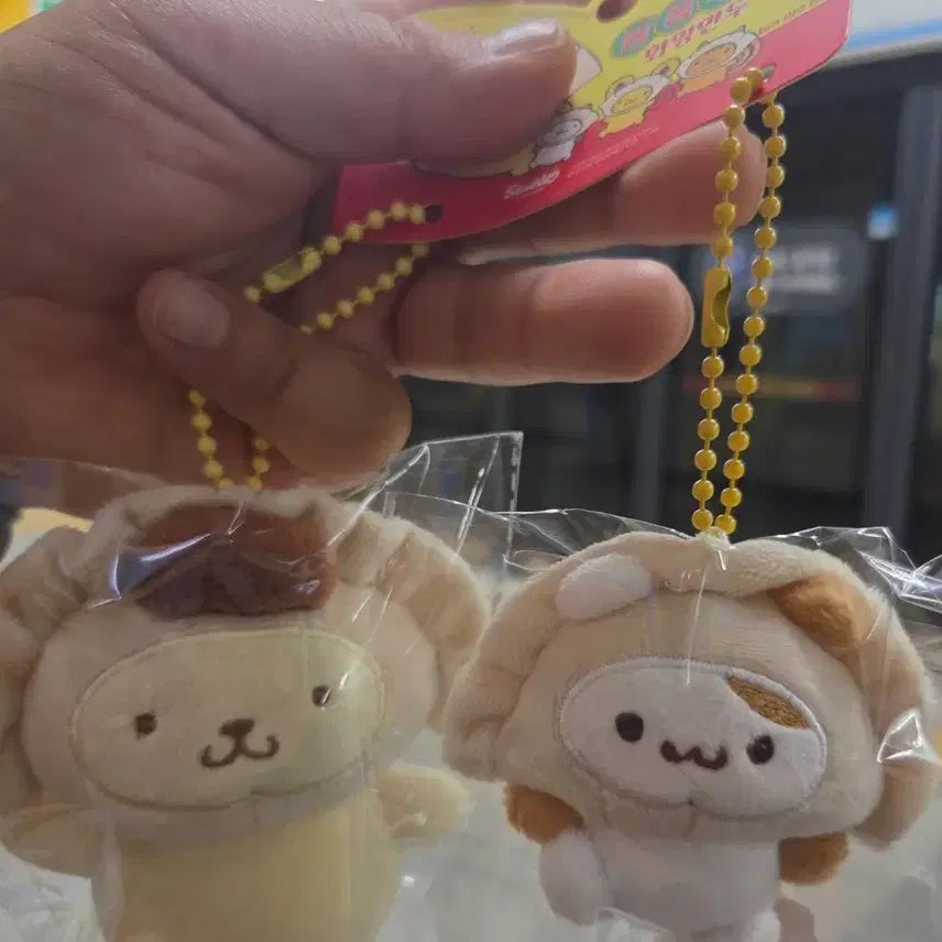 [BUNJANG] Pompompurin Ang-ang Mandu &amp; Muffin Keychain / 폼폼푸린 와앙만두 폼폼푸린 머핀