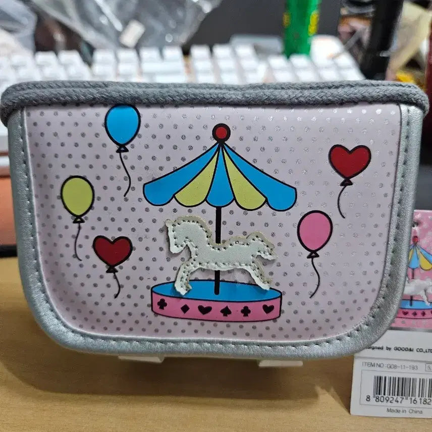 [BUNJANG] Carousel Necklace Wallet Vintage Stationery / 큐티목걸이 지갑 회전목마 