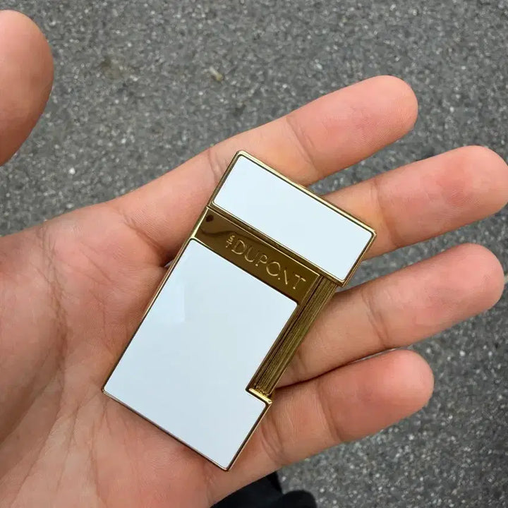 [BUNJANG] S.T. Dupont Slim 7 Turbo Lighter - White / 듀퐁라이터 슬리미 신형 터보 화이트 색상
