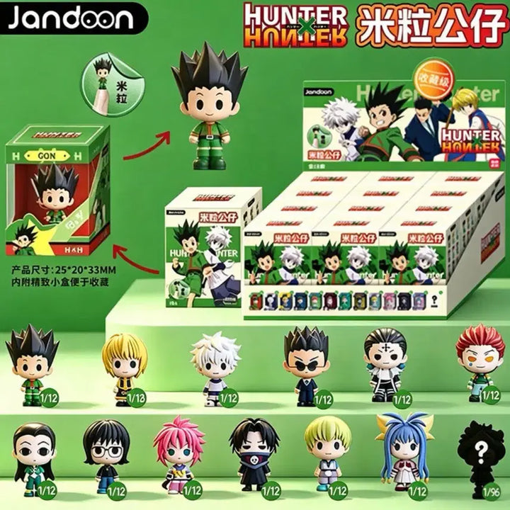 [BUNJANG] Hunter x Hunter Rice Grain Figure Set (Chrollo, Illumi, Neon) / 헌터헌터 쌀알피규어 (클로로+이르미+네온)