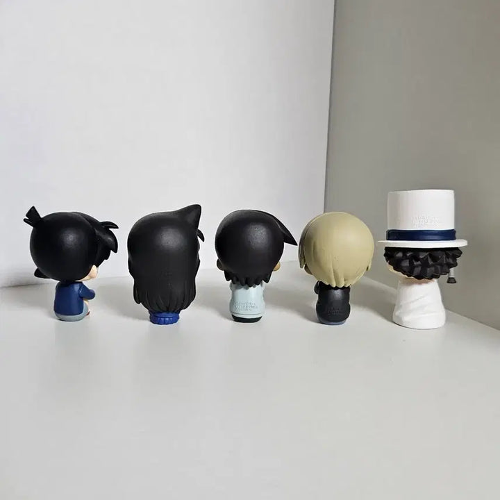 [BUNJANG] Detective Conan Machiboke Figure Full Set / 5종 풀세트) 명탐정 코난 마치보케 / 코난 란 헤이지 토오루 괴도 키드 피규어