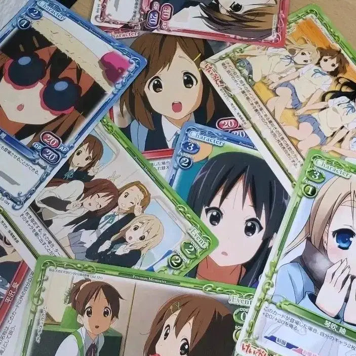 [BUNJANG] K-ON! Memories Card Set (10 Cards) / 케이온 메모리즈카드 카드