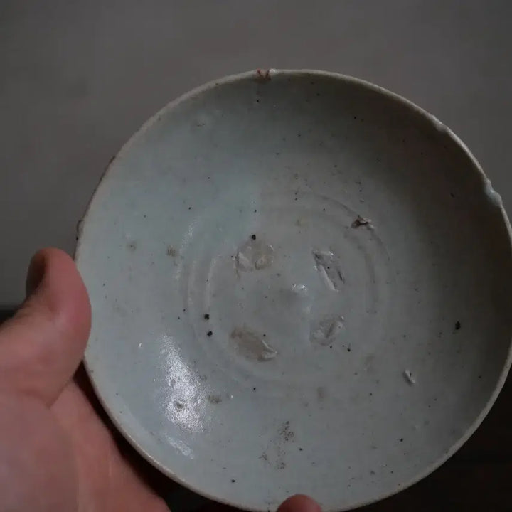 [BUNJANG] Joseon Dynasty White Porcelain Plate / 조선시대 백자 접시 호승 또는 낙엽잔
