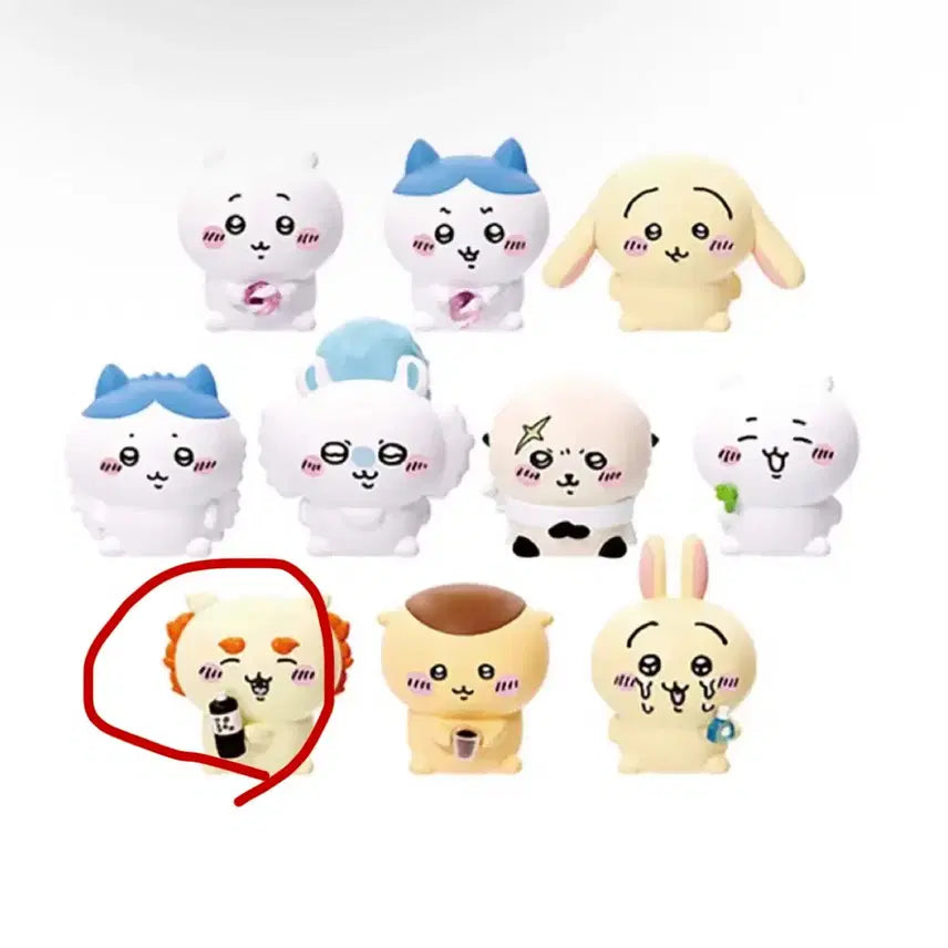 [BUNJANG] Chiikawa Soft Vinyl Finger Figure - Shisa / 치이카와 소프비 손가락 피규어 - 시사