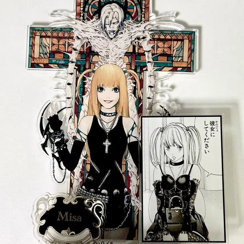 [BUNJANG] Death Note Art Exhibition Original Drawing Exhibition Light Yagami Acrylic Diorama Stand / 데스노트 데노 전시회 원화전 미사 아크릴스탠드 디오라마