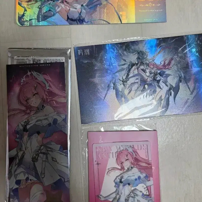 [BUNJANG] Honkai Star Rail Aimes Laser Ticket &amp; Acrylic Card Set / 명조 공식 에이메스 레이저티켓 3종 및 아크릴카드1종