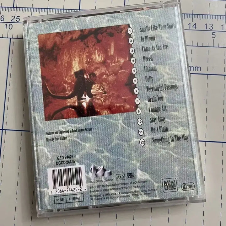 [BUNJANG] Nirvana Nevermind MiniDisc Album / 너바나 Nirvana Nevermind 미니디스크 앨범