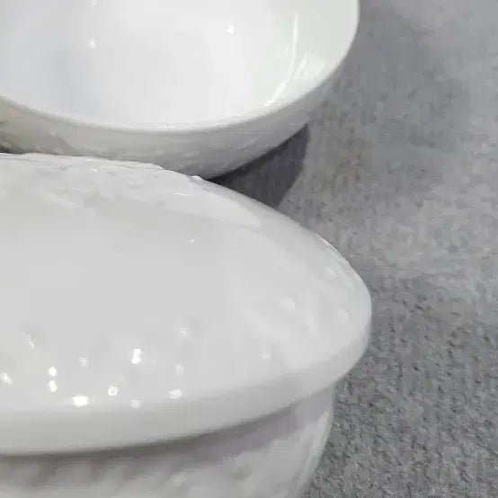 [BUNJANG] Yinyang Engraved Ceramic Box and Bowl Set / 음양각 도자기 합 주발세트