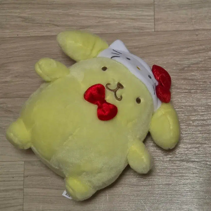 [BUNJANG] Hello Kitty x Pompompurin 50th Anniversary Collaboration Medium Plush Doll / 헬로키티 50주년 폼폼푸린 콜라보 중형인형