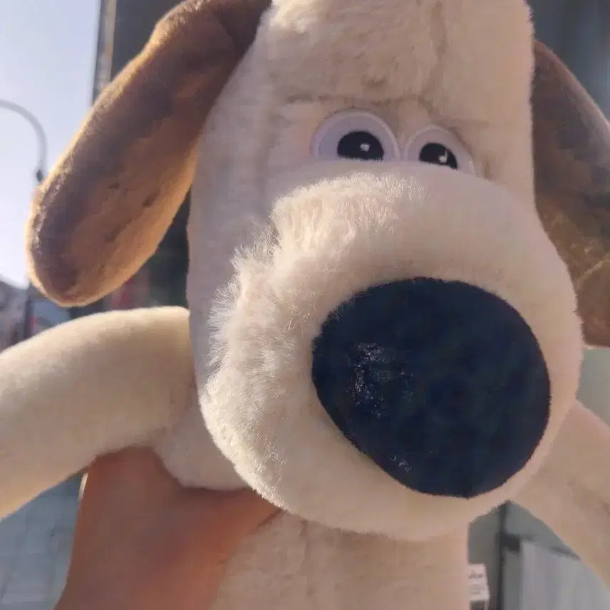 [BUNJANG] Wallace &amp; Gromit Large Gromit Plush Bag (40cm) / 대형 그로밋40cm 인형가방(월레스와 그로밋)