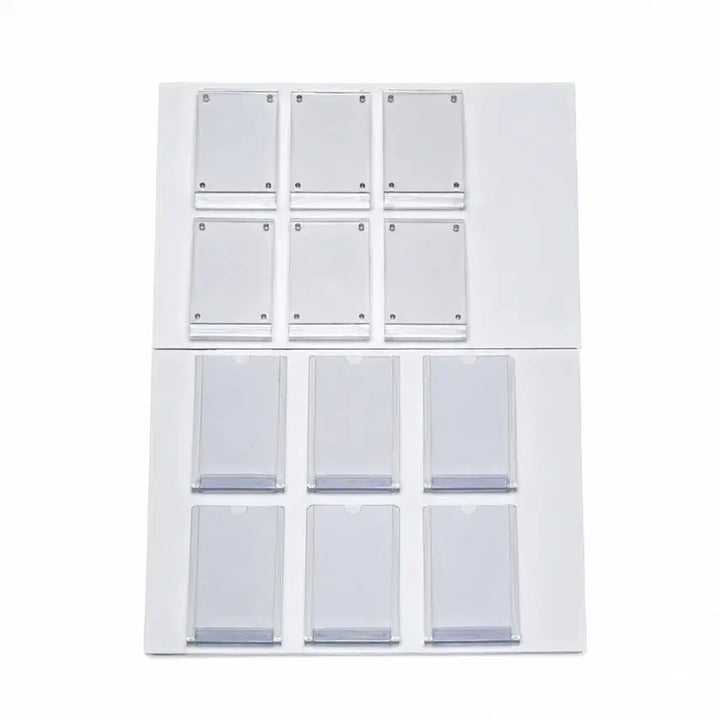 [BUNJANG] Photocard Holder Stand Bundle Set (Glass &amp; Plastic) / 유리 6개 &amp; 플라스틱 6개 일괄 /포토카드 포카 거치대 홀더