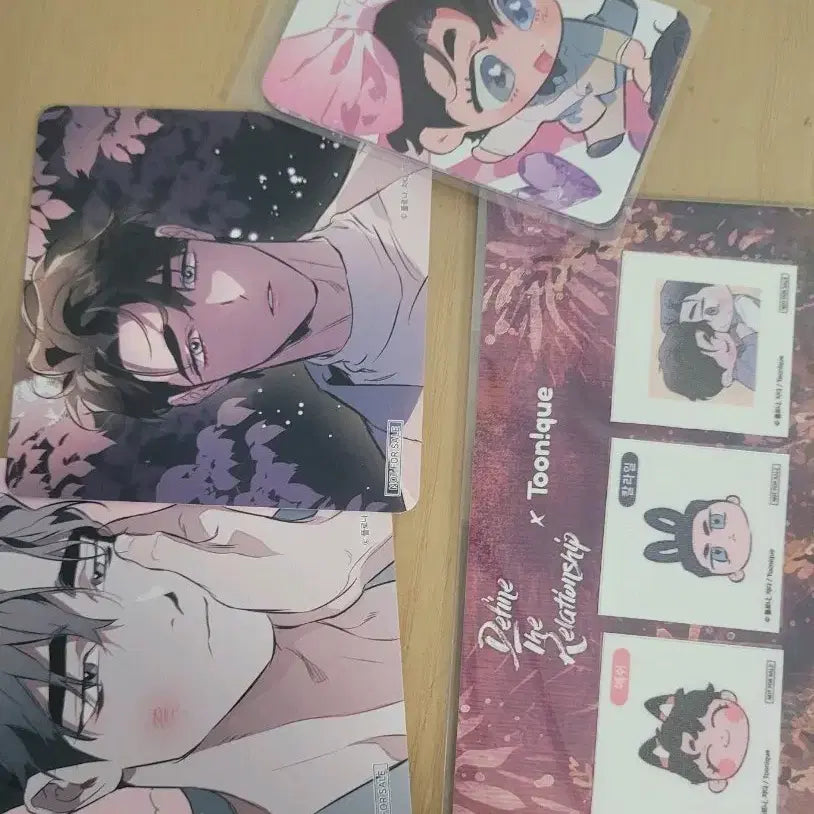 [BUNJANG] Toonique DTR Define The Relationship Bundle Set Photocard / 투니크 디티알 디파인 더 릴레이션십  코스터,한정메뉴포카,띠부실