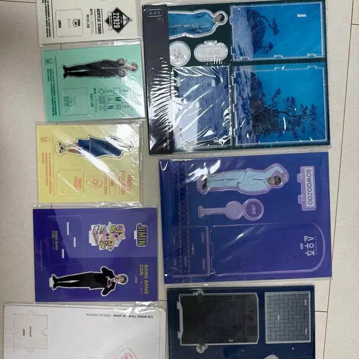 [BUNJANG] BTS Jimin Acrylic Stand Bundle Set (Rare Included) / 방탄소년단 지민 아크릴 스탠드 드볼 일괄 / 희귀포함