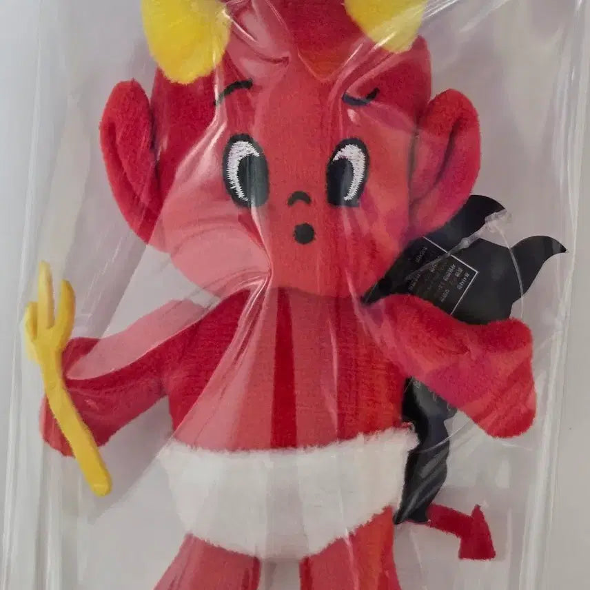 [BUNJANG] Red Little Devil Hotstuff Keyring Doll / [새상품]레드 꼬마 악마 핫스터프 키링 인형