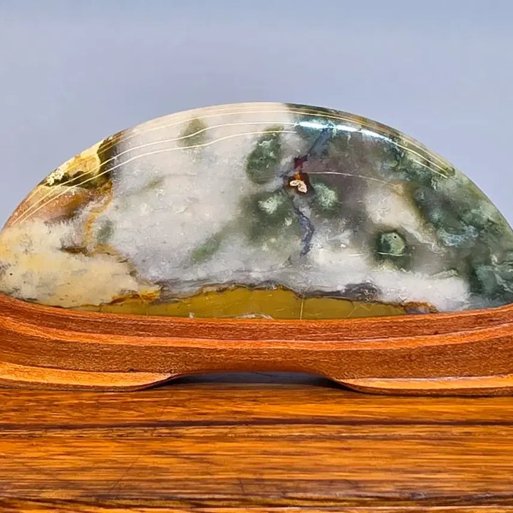 [BUNJANG] Emerald Color Agate Stone Mineral Scholars Rock / 26090321 좋은 기운을 주고 에메랄드 컬러가 영롱한 컬러마노석 광물 수석 팝니다