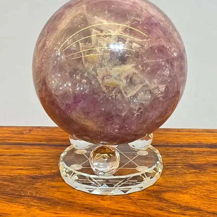[BUNJANG] Amethyst Sphere Natural Crystal Mineral Stone / 26090322 좋은 기운을 내뿜는 꽃이 잘핀 자수정 구가공석 광물 수석 팝니다