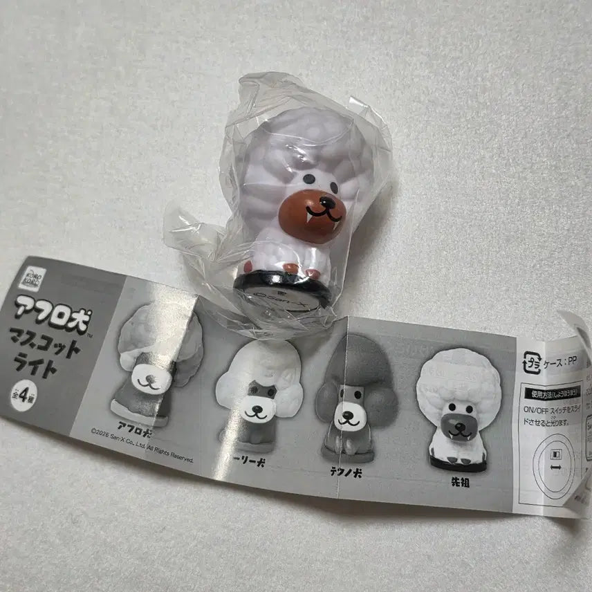 [BUNJANG] San-X Afu-ken Lighting Gacha / 산엑스 아프로켄 조명 가챠