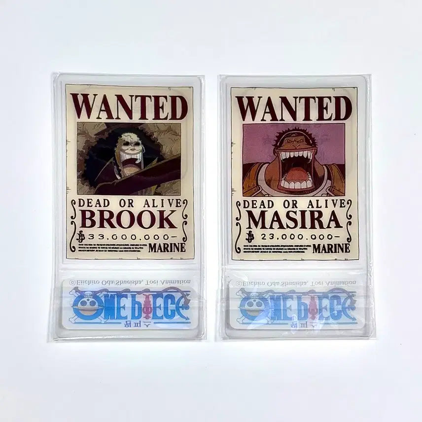 [BUNJANG] One Piece Brook Wanted Poster Standing Stand / 원피스)포토카드) 브룩 마시라 현상금 현상수배 스탠딩 스탠드