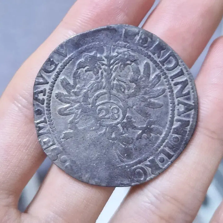 [BUNJANG] 17th Century Large 28 Stuiver Silver Coin / 1600년대 대형 은화 28stuiver