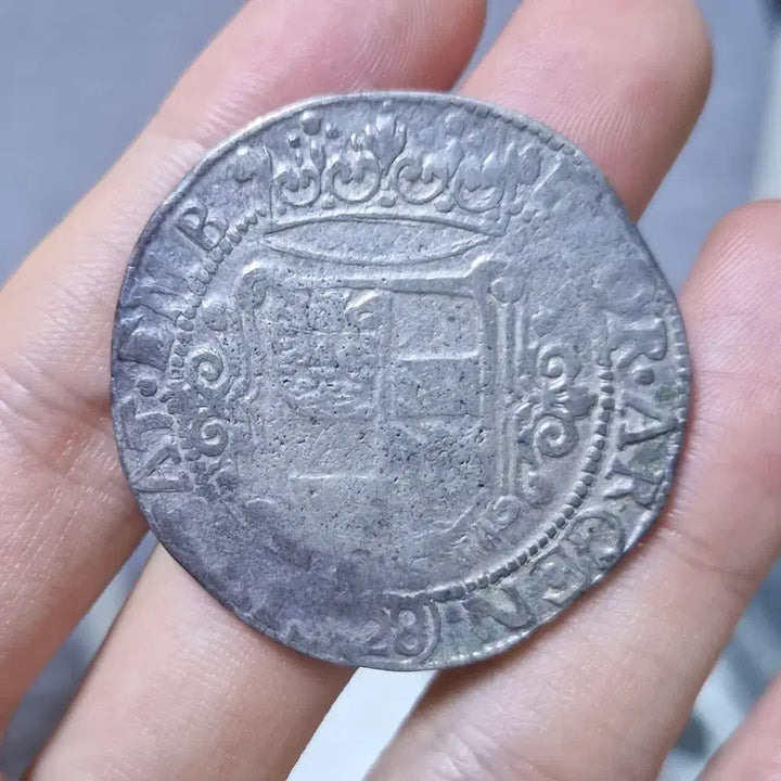 [BUNJANG] 17th Century Large 28 Stuiver Silver Coin / 1600년대 대형 은화 28stuiver