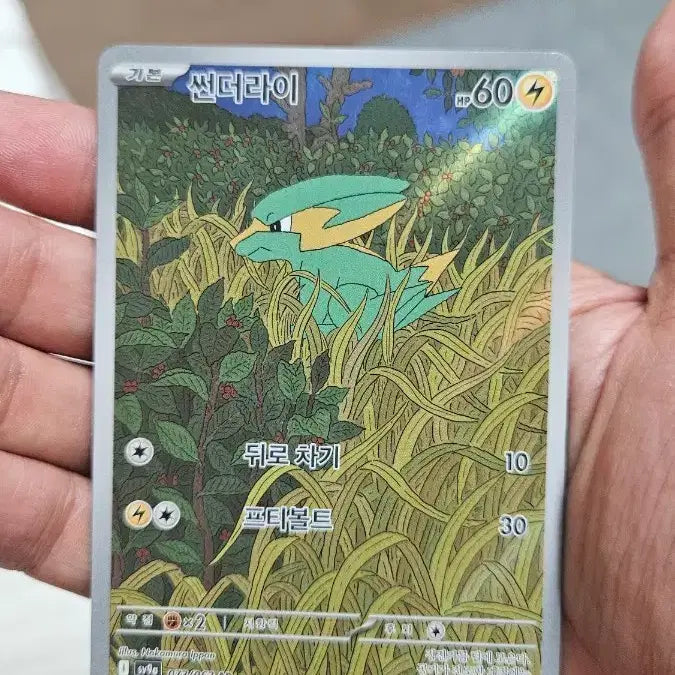 [BUNJANG] Pokemon Card Zapdos AR Card / 포켓몬카드 썬더라이 AR 카드 팝니다