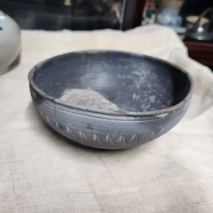 [BUNJANG] Silla Dynasty Pottery Bowl / 삼국시대 토기발 .회청색 경질 토기 발(바리)