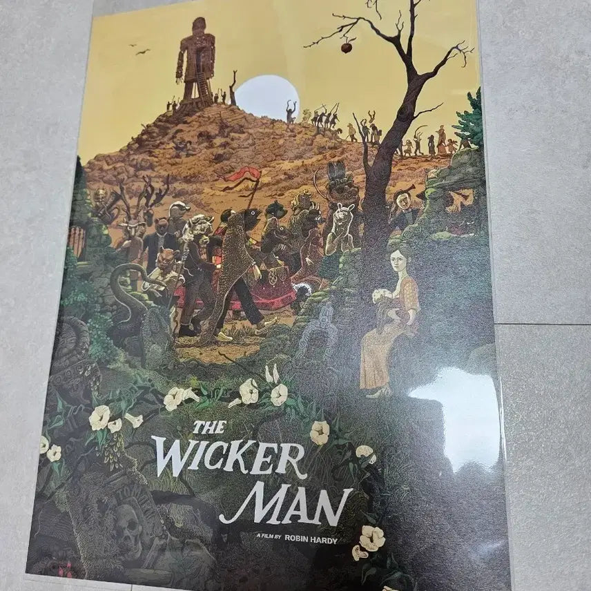 [BUNJANG] Wicker Man Final Cut Week 3 Illustration Poster / 위커맨 파이널컷 3주차 일러스트 포스터 미개봉 판매합니다