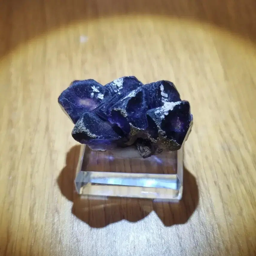 [BUNJANG] High-Quality Pyrite on Fluorite Mineral Specimen / 초고퀄! 황철석이 자란  플루오라이트 플루라이트 형석 원석 광물