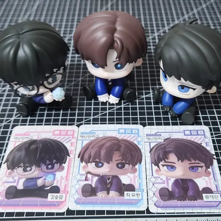[BUNJANG] Ghost Story Commute All Sit Figure Set - Choi Yoowon, Podo / 괴담출근 모두앉아 피규어 현무1팀 포도 최요원 류재관 괴출 일괄 양도