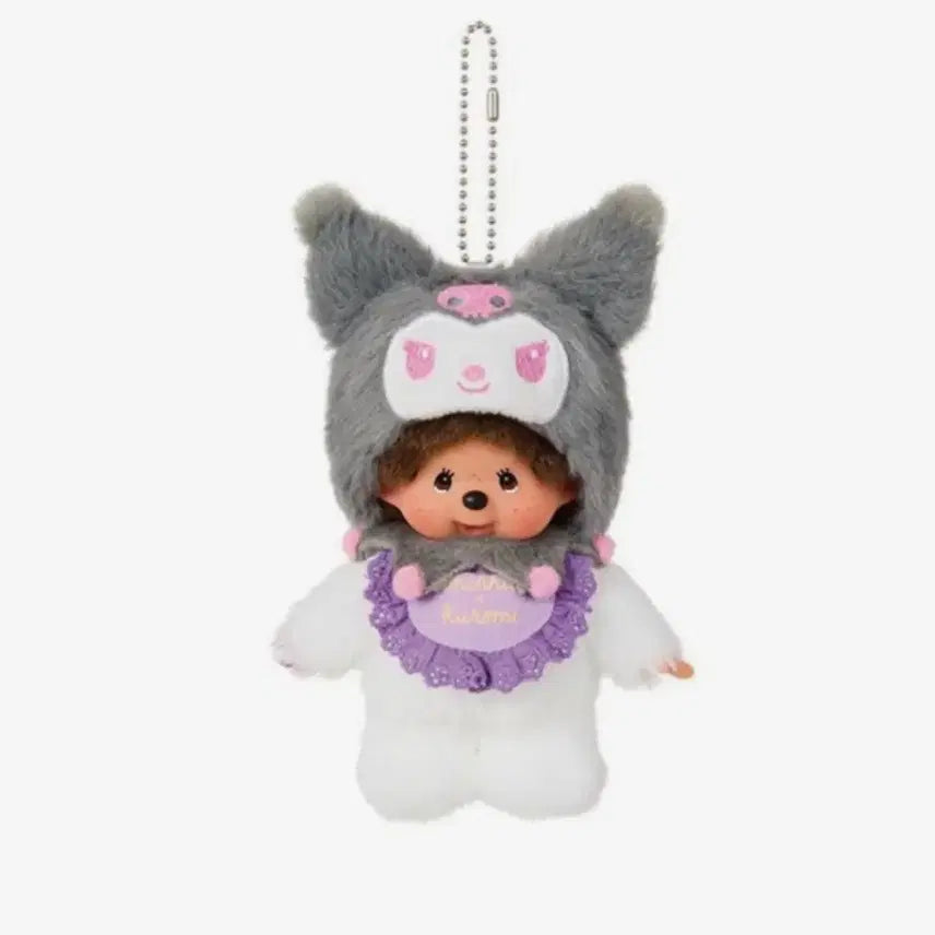 [BUNJANG] Kuromi Monchhichi Plush / 쿠로미 몬치치