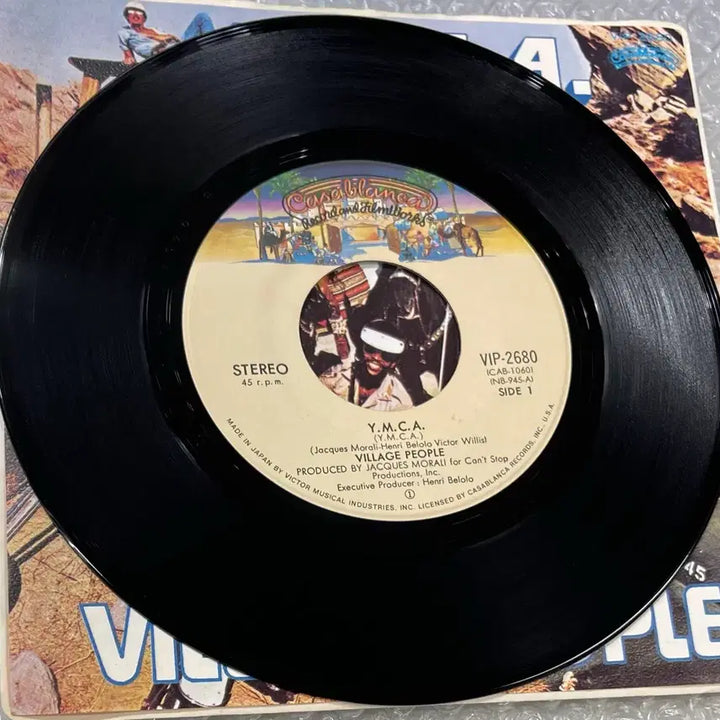[BUNJANG] Village People Y.M.C.A 7-inch Vinyl Single / Village People / Y.M.C.A 7인치 싱글