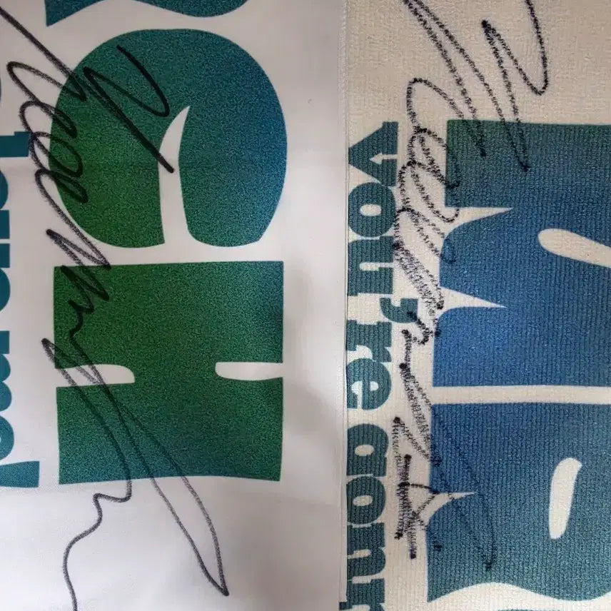 [BUNJANG] Yoonmarch Signed Slogan / 윤마치 사인 슬로건